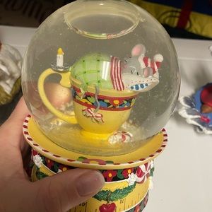 Vintage Night Before Christmas Musical Water Globe.